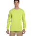 Jerzees 21MLR Dri-Power Sport Long Sleeve T-Shirt in Safety green