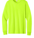 Jerzees 21MLR Dri-Power Sport Long Sleeve T-Shirt in Safety green