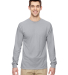Jerzees 21MLR Dri-Power Sport Long Sleeve T-Shirt in Silver
