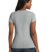 Anvil 880 Women's Lightweight Ringspun T-Shirt by  in Heather grey