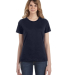 Anvil 880 Women's Lightweight Ringspun T-Shirt by  in Navy