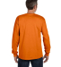 52 5596 Tagless Long Sleeve T-Shirt with a Pocket in Orange