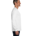 52 5596 Tagless Long Sleeve T-Shirt with a Pocket in White