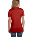 S04V Nano-T Women's V-Neck T-Shirt in Deep red
