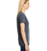 Hanes 42VT Women's V-Neck Triblend Tee with Fresh  in Slate triblend