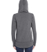 197 8431 Omega Stretch Terry Women's Snap Placket  in Charcoal triblend