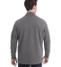 197 8434 Omega Stretch Terry Quarter-Zip Pullover in Charcoal triblend
