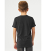 3413Y Bella + Canvas Youth Triblend Jersey Short S in Solid dark grey triblend