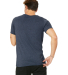 3014 Bella + Canvas Raw Neck Tee in Heather navy