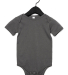 100B Bella + Canvas Baby Short Sleeve Onesie in Asphalt