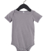 100B Bella + Canvas Baby Short Sleeve Onesie in Storm