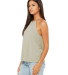 500 8809 Women's Flowy High Neck Tank in Heather stone