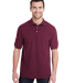 Jerzees 443M Easy Care Double Mesh Ringspun Pique  in Maroon