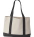 Liberty Bags 8869 11 Ounce Cotton Canvas Tote in Natural/ black