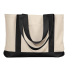 Liberty Bags 8869 11 Ounce Cotton Canvas Tote in Natural/ black