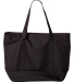 Liberty Bags 7006 Bay View Zipper Tote in Black/ black