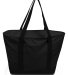 Liberty Bags 7006 Bay View Zipper Tote in Black/ black