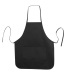 Liberty Bags 5505 Long Butcher Block Apron in Black