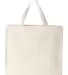 Liberty Bags 8501 12 Ounce Gusseted Canvas Tote NATURAL
