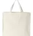Liberty Bags 8501 12 Ounce Gusseted Canvas Tote NATURAL
