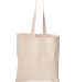 Liberty Bags 8502 BRANSON BARGAIN CANVAS TOTE in Natural
