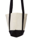Liberty Bags 8867 Seaside Cotton Canvas Tote in Black