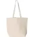 Liberty Bags 8866 Large Gusseted Cotton Canvas Tot NATURAL
