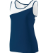 Augusta Sportswear 354 Women's Accelerate Jersey in Navy/ white