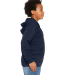 Bella + Canvas 3739Y Youth Sponge Fleece Full-Zip  in Navy