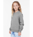 Bella + Canvas 3901Y Youth Sponge Fleece Crewneck  in Athletic heather