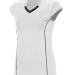 Augusta Sportswear 1218 Women's Blash Jersey in White/ black