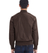 Threadfast Apparel 395J Unisex Bomber Jacket in Brown vegan leather