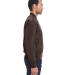 Threadfast Apparel 395J Unisex Bomber Jacket in Brown vegan leather