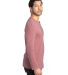 Threadfast Apparel 100LS Unisex Ultimate Long-Slee in Maroon heather