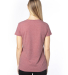 Threadfast Apparel 200RV Ladies' Ultimate V-Neck T in Maroon Heather