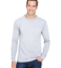 Bayside Apparel 3055 Union-Made Long Sleeve T-Shir in Ash