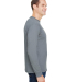 Bayside Apparel 3055 Union-Made Long Sleeve T-Shir in Charcoal