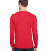 Bayside Apparel 3055 Union-Made Long Sleeve T-Shir in Red