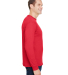 Bayside Apparel 3055 Union-Made Long Sleeve T-Shir in Red