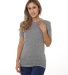 Bayside Apparel 5810 Women's USA-Made Tri-Blend Sh in Tri athletic grey