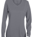 Augusta Sportswear 1788 Women's Long Sleeve Wickin in Graphite