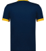 Augusta Sportswear 711 Youth Ringer T-Shirt in Navy/ gold