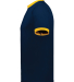 Augusta Sportswear 711 Youth Ringer T-Shirt in Navy/ gold