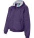 Augusta Sportswear 3280 Hooded Fleece Lined Jacket in Purple