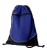 Augusta Sportswear 1920 Tri-Color Drawstring Backp in Purple/ black/ white