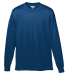 Augusta Sportswear 789 Youth Wicking Long Sleeve T in Navy