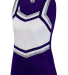 Augusta Sportswear 9140 Women's Pike Shell in Purple/ white/ metallic silver
