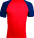 Augusta Sportswear 1509 Youth Wicking Short Sleeve in Red/ navy