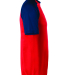 Augusta Sportswear 1509 Youth Wicking Short Sleeve in Red/ navy