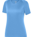 Augusta Sportswear 2793 Girls Attain Wicking Shirt in Columbia blue